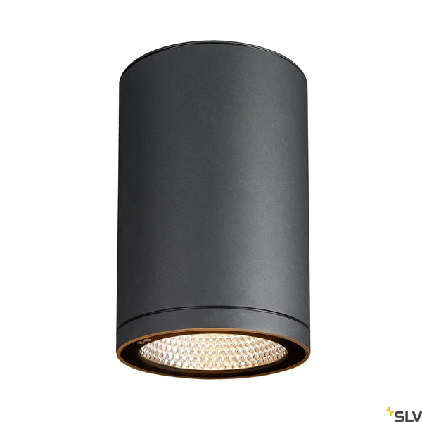 SLV ENOLA ROUND L outdoor LED surface-mounted ceiling light anthracite CCT 3000/4000K 1003442