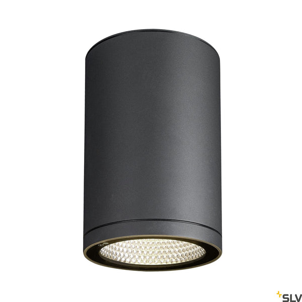 SLV ENOLA ROUND L outdoor LED surface-mounted ceiling light anthracite CCT 3000/4000K 1003442