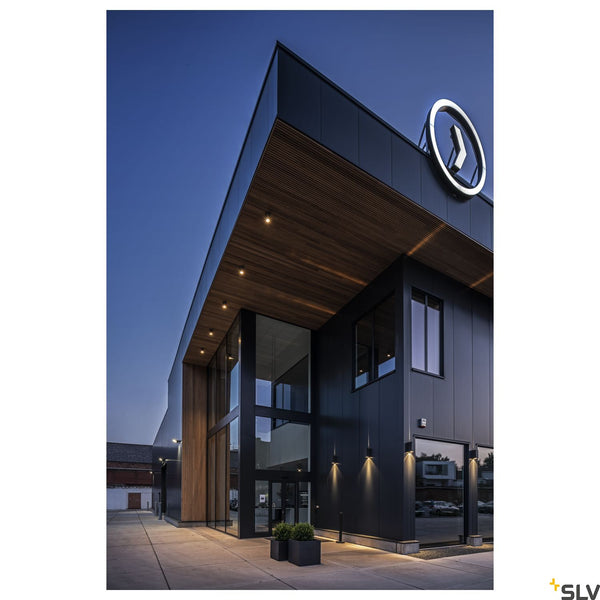 SLV ENOLA ROUND L outdoor LED surface-mounted ceiling light anthracite CCT 3000/4000K 1003442
