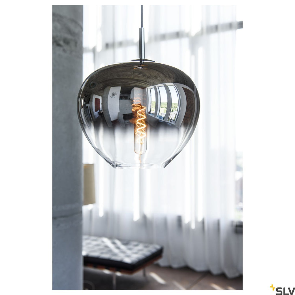 SLV PANTILO CONVEX 29 indoor pendant E27 chrome 1003443