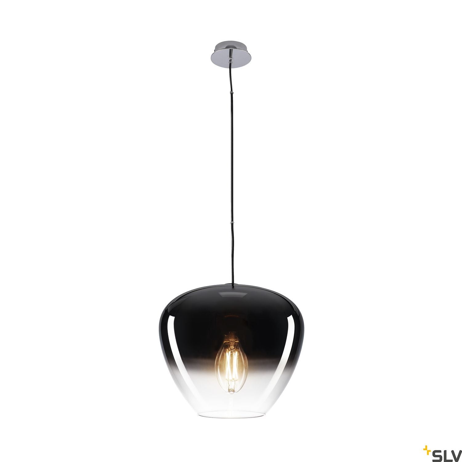 SLV PANTILO CONVEX 40 indoor pendant E27 chrome 1003444