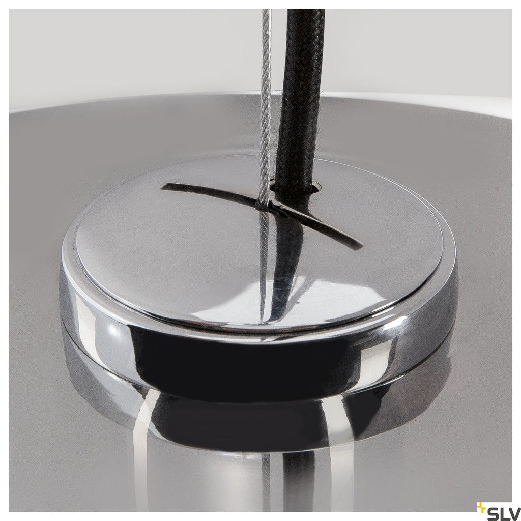 SLV PANTILO CONVEX 40 indoor pendant E27 chrome 1003444