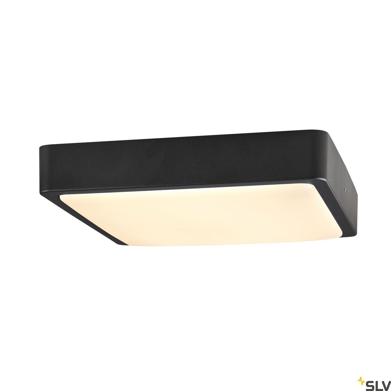 SLV AINOS SQUARE outdoor LED surface-mounted wall and ceiling light anthracite CCT switch 3000/4000K 1003450