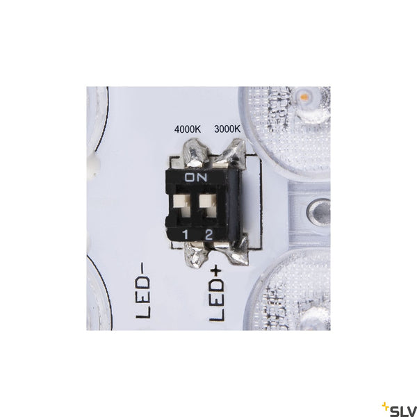 SLV AINOS SQUARE outdoor LED surface-mounted wall and ceiling light anthracite CCT switch 3000/4000K 1003450