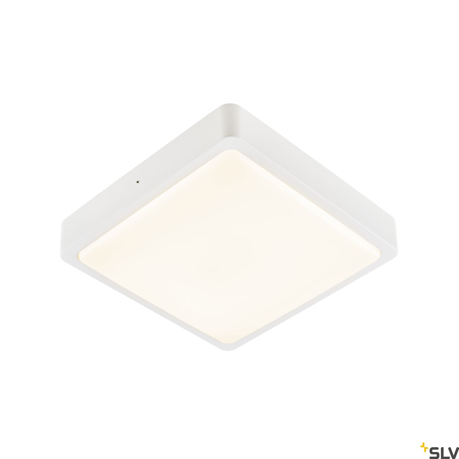 SLV AINOS SQUARE SENSOR outdoor LED surface-mounted wall and ceiling light white CCT switch 3000/4000K 1003451