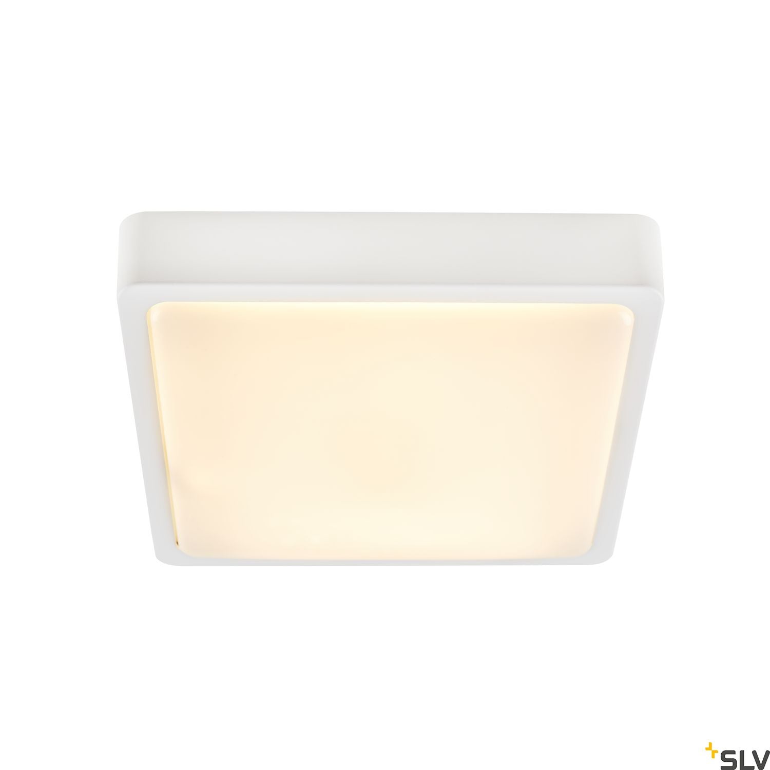 SLV AINOS SQUARE SENSOR outdoor LED surface-mounted wall and ceiling light white CCT switch 3000/4000K 1003451