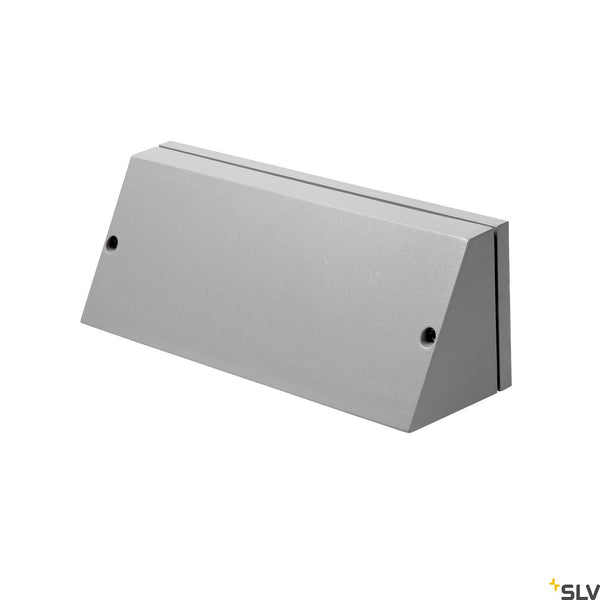 SLV PEMA® outdoor LED surface-mounted wall light grey CCT switch 3000/4000K 1003454