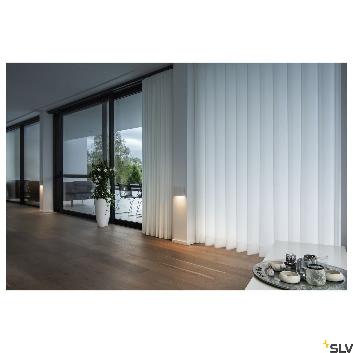 SLV QUAD FRAME 14 indoor LED surface-mounted wall light TRIAC white CCT switch 2700/3000K 1003467