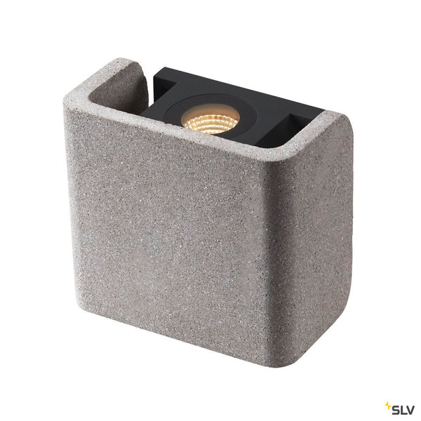 SLV MANA OUT WL, Wall-mounted light set grey/anthracite 11W 650lm 3000K CRI80 60° Phase cut-off 1003470