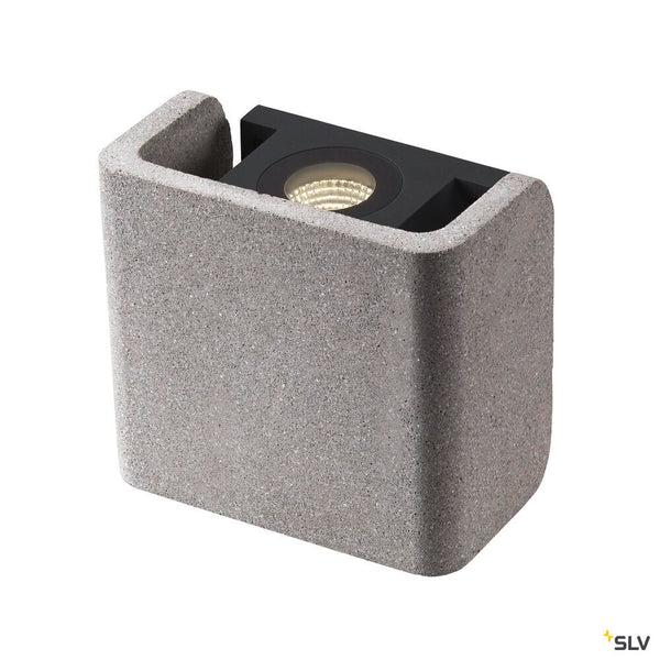 SLV MANA OUT WL, Wall-mounted light set grey/anthracite 11W 650lm 3000K CRI80 60° Phase cut-off 1003470