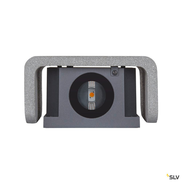 SLV MANA OUT WL, Wall-mounted light set grey/anthracite 11W 650lm 3000K CRI80 60° Phase cut-off 1003470