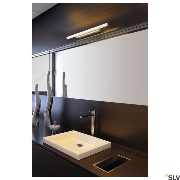 SLV GLENOS® 60, indoor LED mirror light grey CCT switch 3000/4000K 1003508