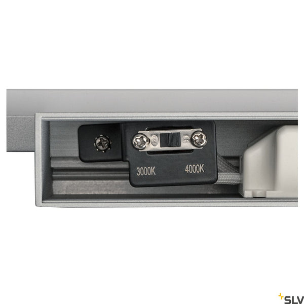 SLV GLENOS® 60, indoor LED mirror light grey CCT switch 3000/4000K 1003508