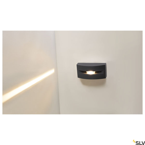 SLV OUT-BEAM FRAME CW Outdoor LED wall and ceiling mounted light anthracite 3000K 1003518