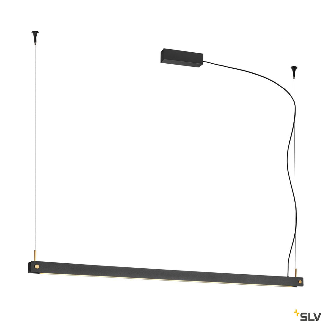 SLV NOYA PD PHASE Indoor LED pendant light black CCT switch 2700/3000K 1003530