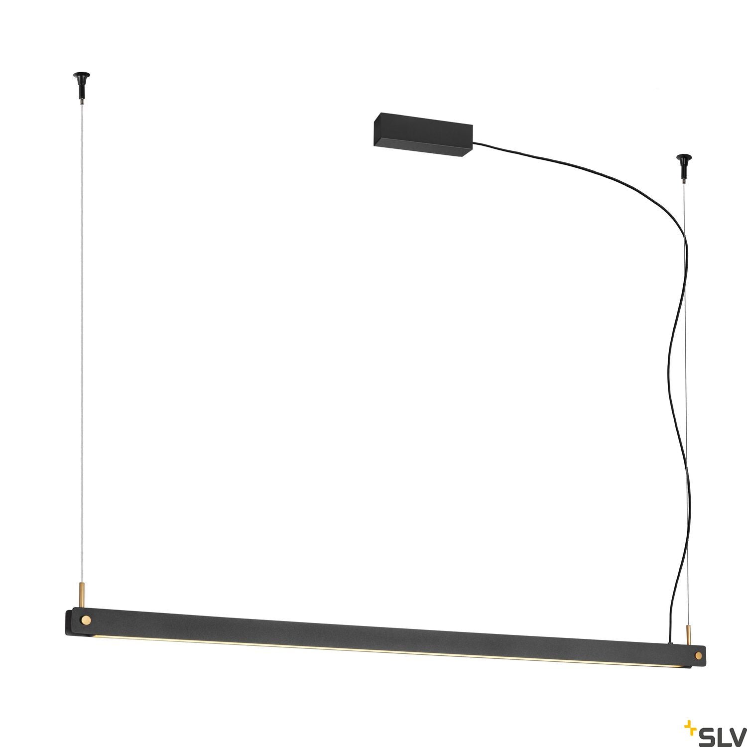 SLV NOYA PD PHASE Indoor LED pendant light black CCT switch 2700/3000K 1003530
