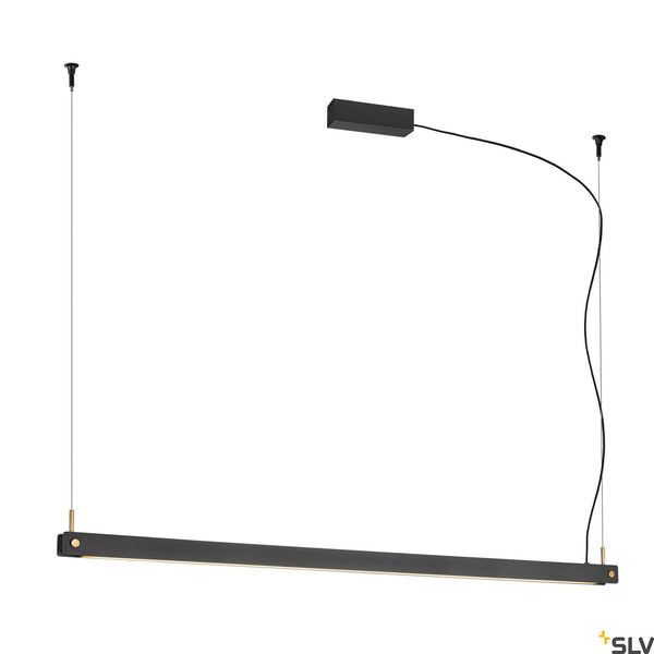 SLV NOYA PD PHASE Indoor LED pendant light black CCT switch 2700/3000K 1003530
