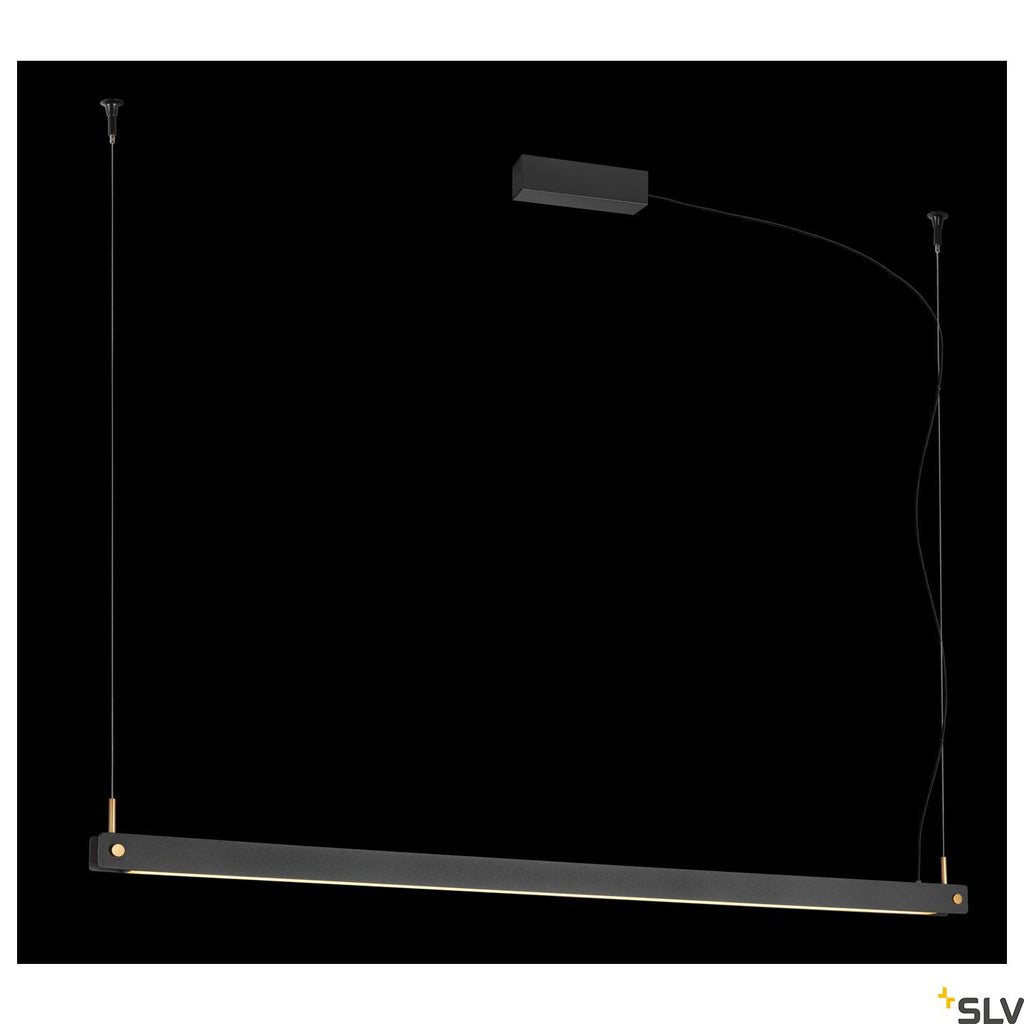 SLV NOYA PD PHASE Indoor LED pendant light black CCT switch 2700/3000K 1003530