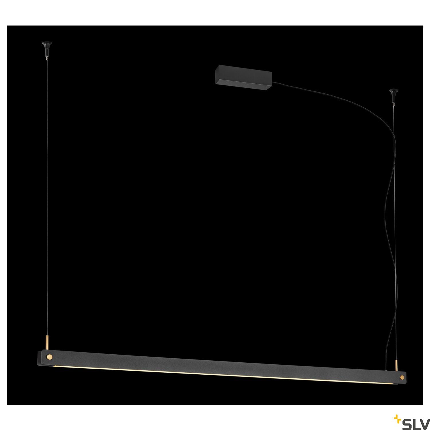 SLV NOYA PD PHASE Indoor LED pendant light black CCT switch 2700/3000K 1003530
