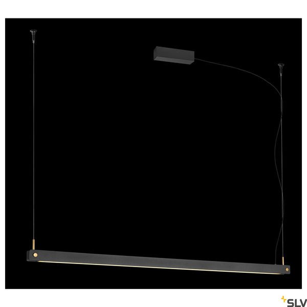 SLV NOYA PD PHASE Indoor LED pendant light black CCT switch 2700/3000K 1003530