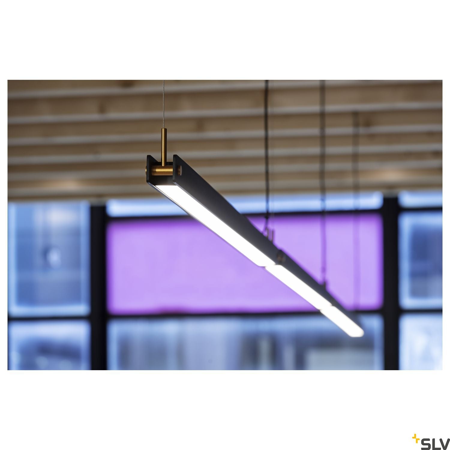 SLV NOYA PD PHASE Indoor LED pendant light black CCT switch 2700/3000K 1003530