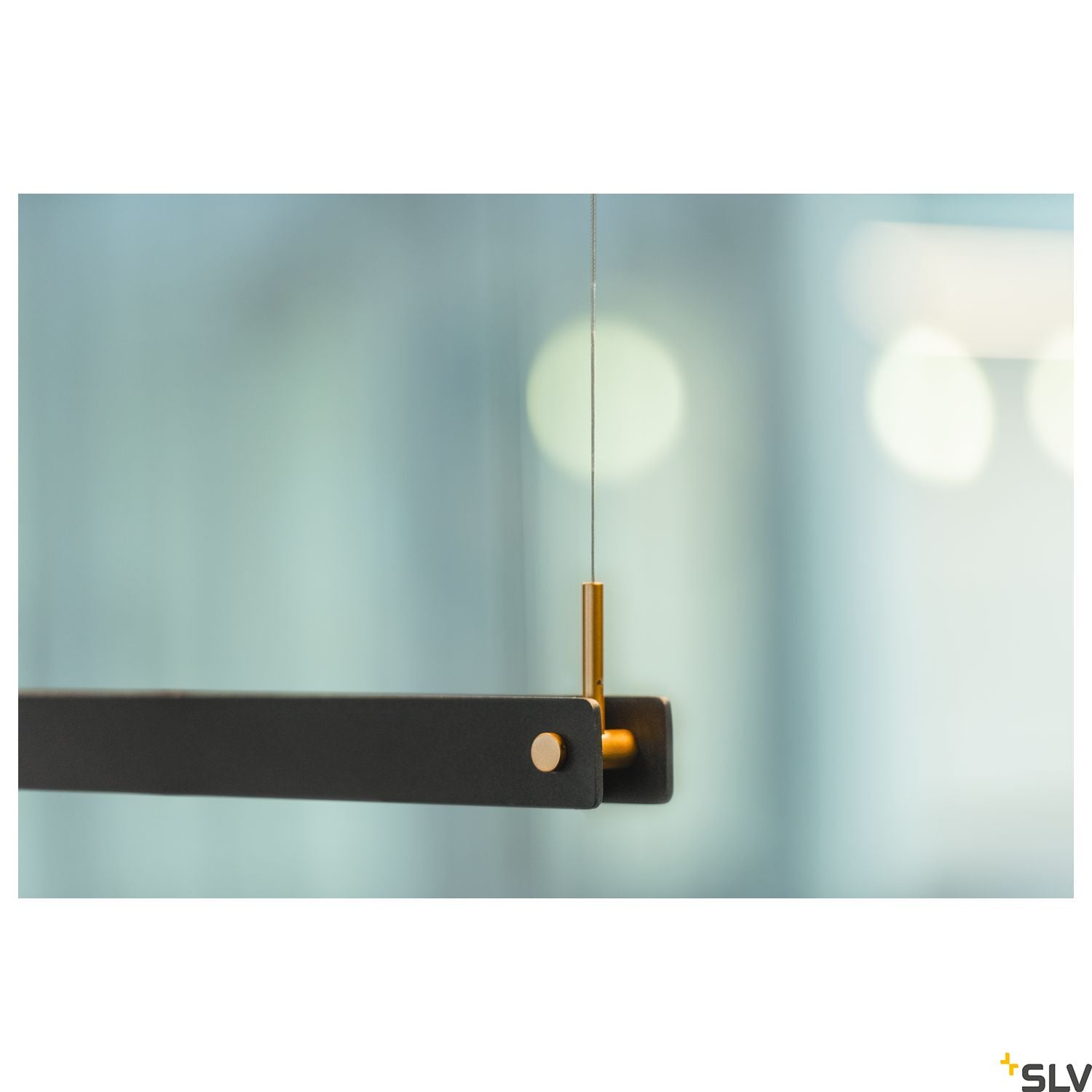 SLV NOYA PD PHASE Indoor LED pendant light black CCT switch 2700/3000K 1003530