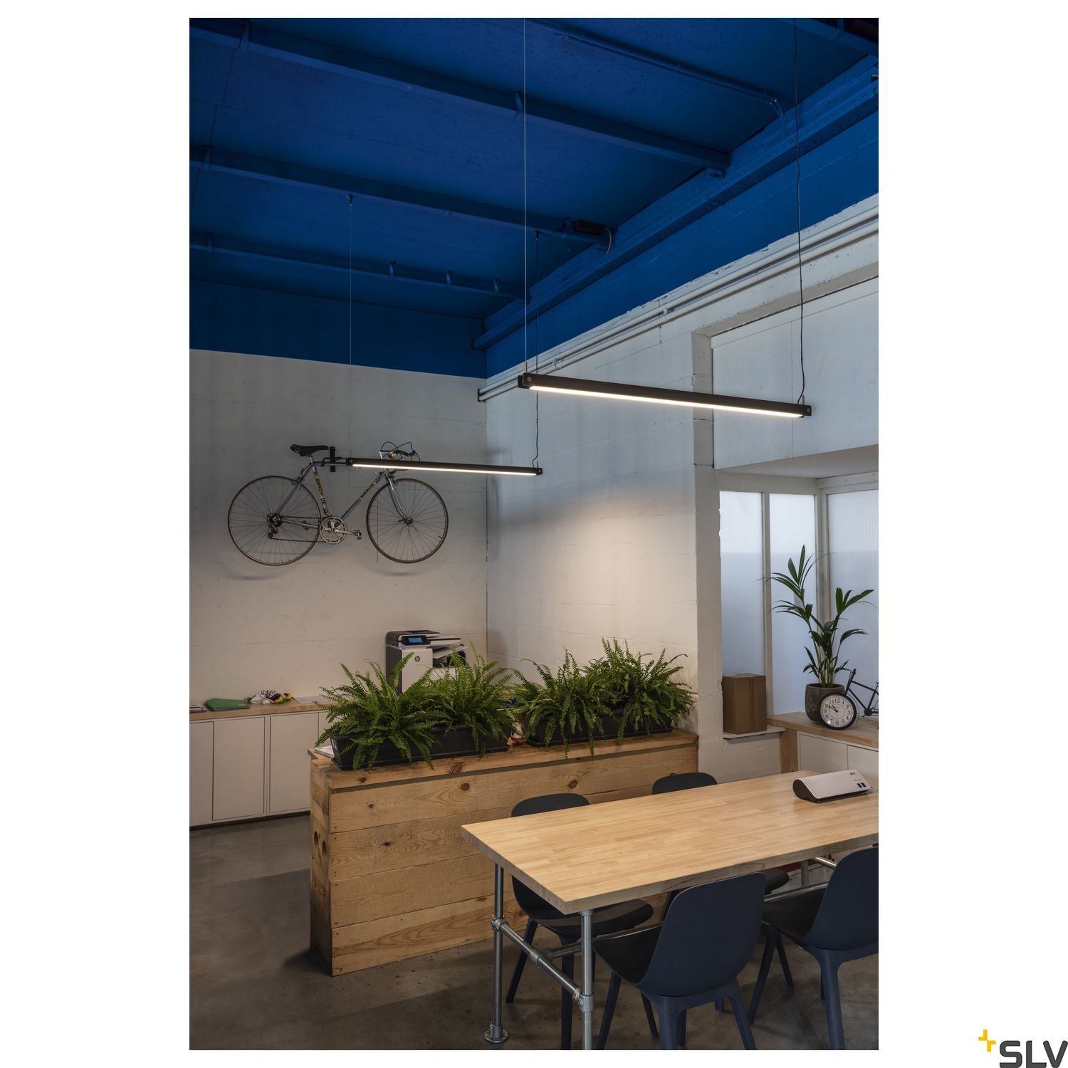 SLV NOYA PD PHASE Indoor LED pendant light black CCT switch 2700/3000K 1003530