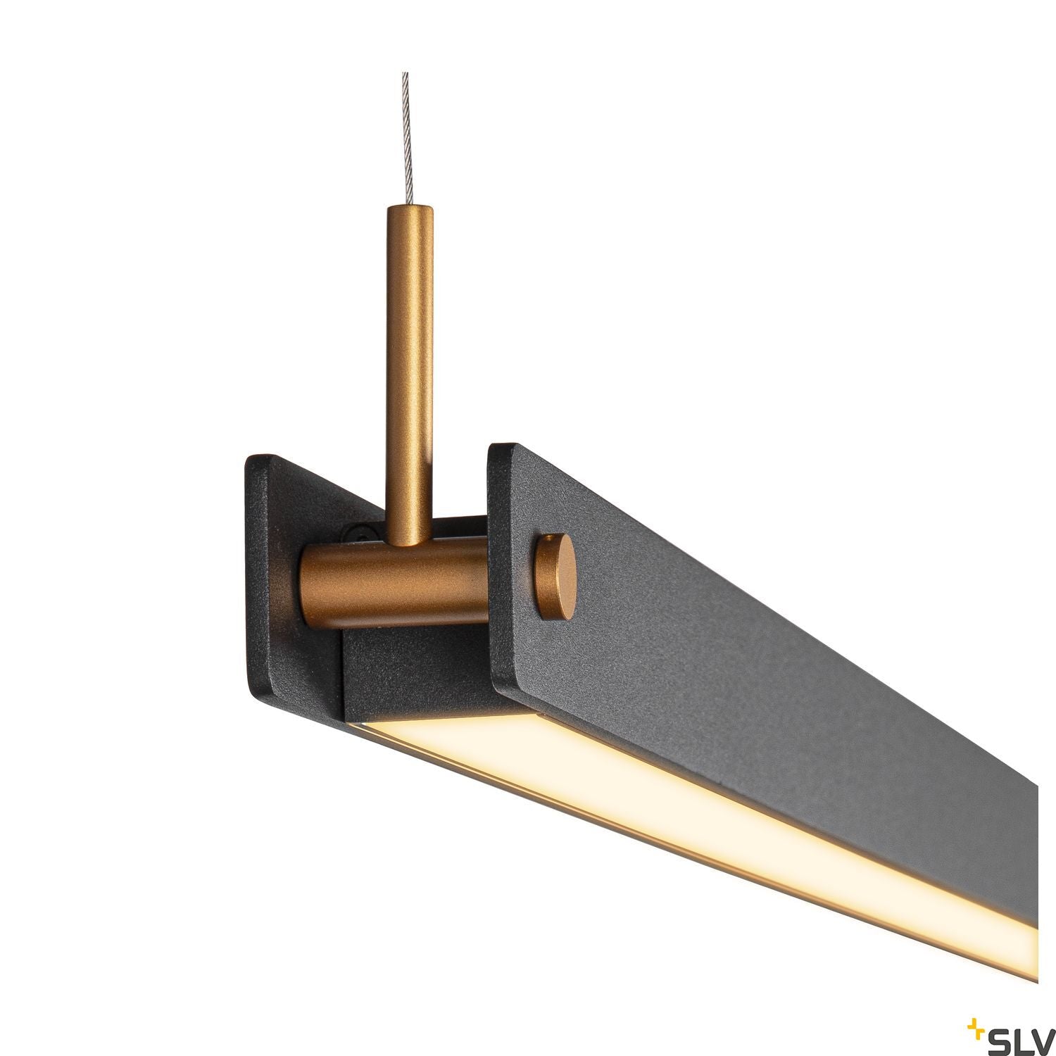 SLV NOYA PD PHASE Indoor LED pendant light black CCT switch 2700/3000K 1003530