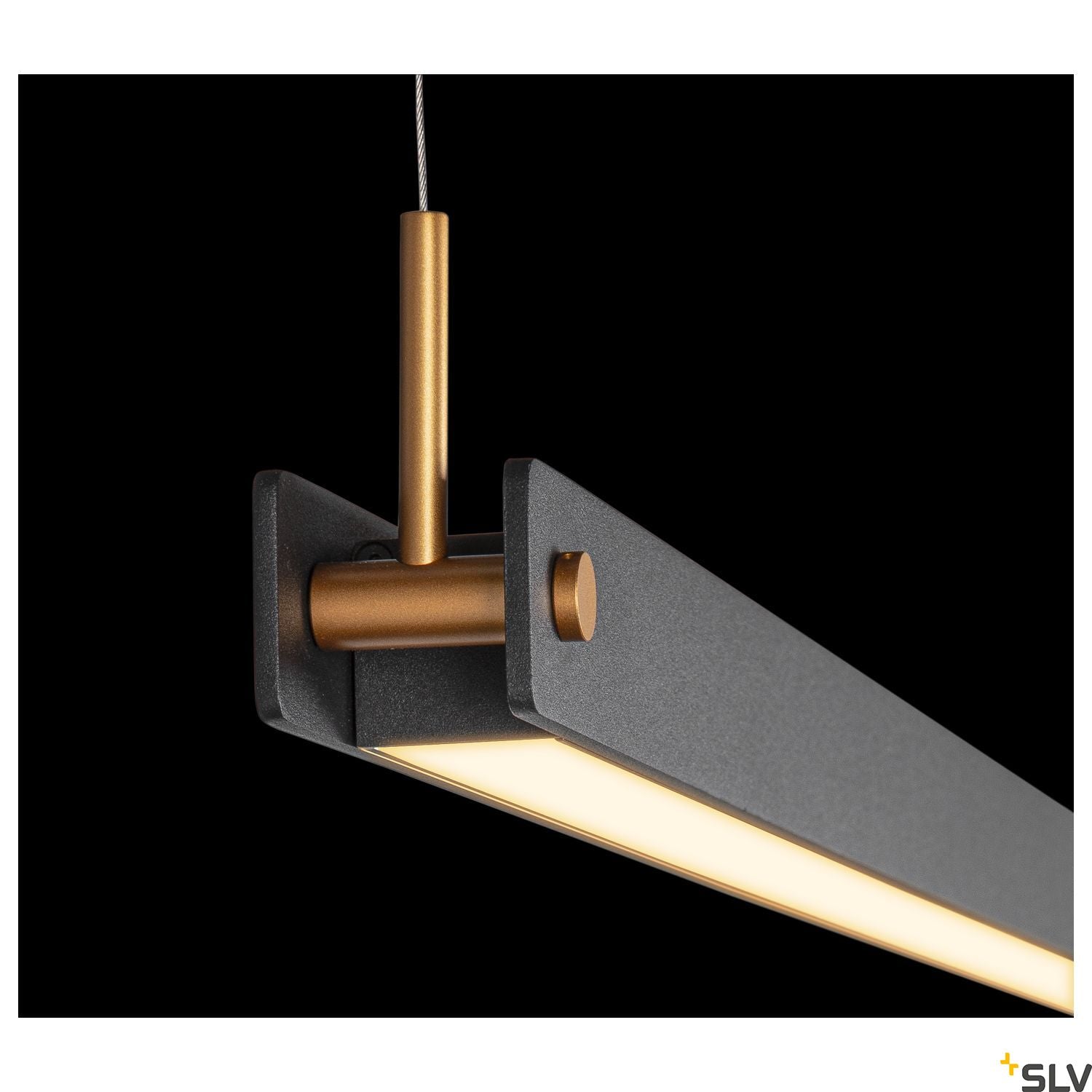 SLV NOYA PD PHASE Indoor LED pendant light black CCT switch 2700/3000K 1003530