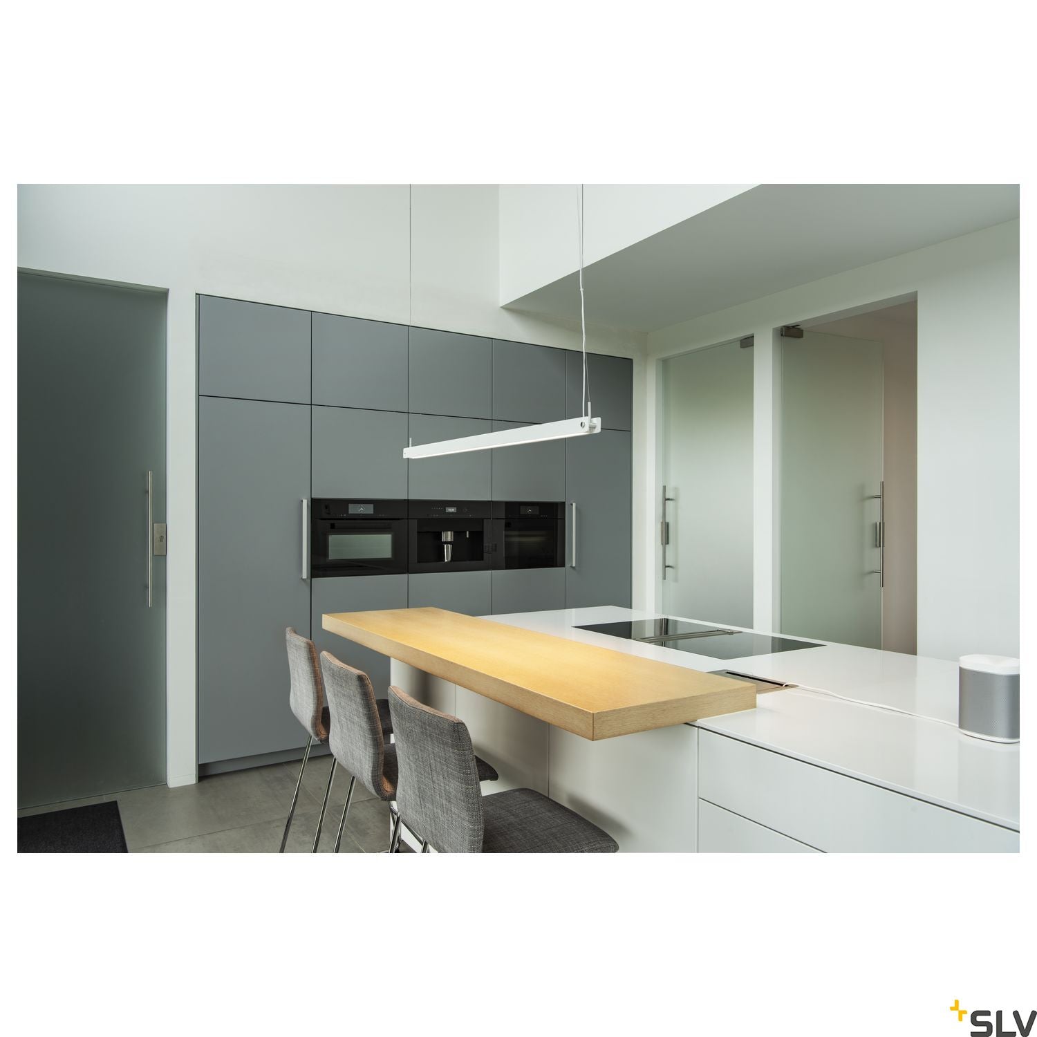 SLV NOYA PD PHASE Indoor LED pendant light white CCT switch 2700/3000K 1003532