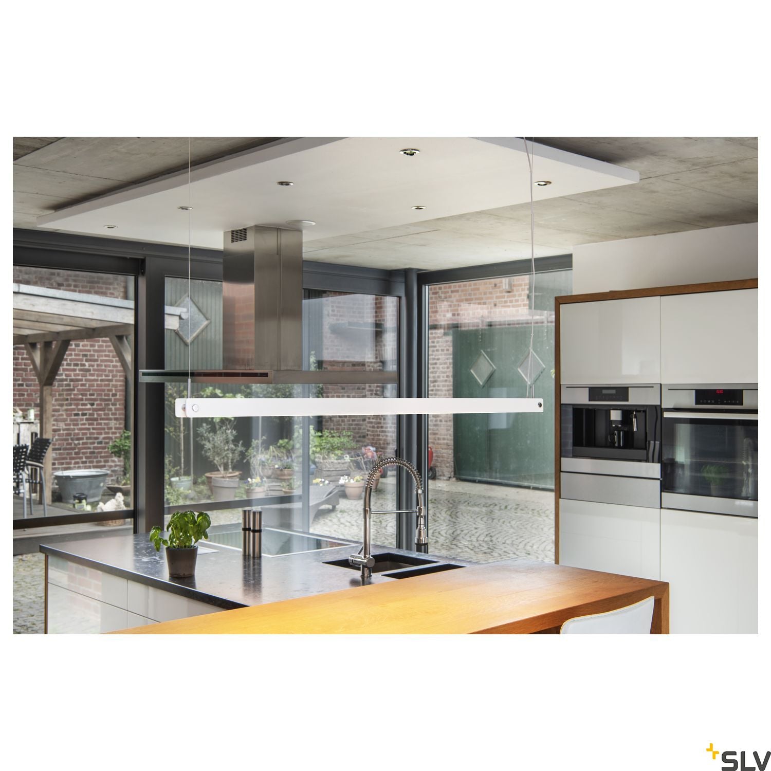 SLV NOYA PD PHASE Indoor LED pendant light white CCT switch 2700/3000K 1003532
