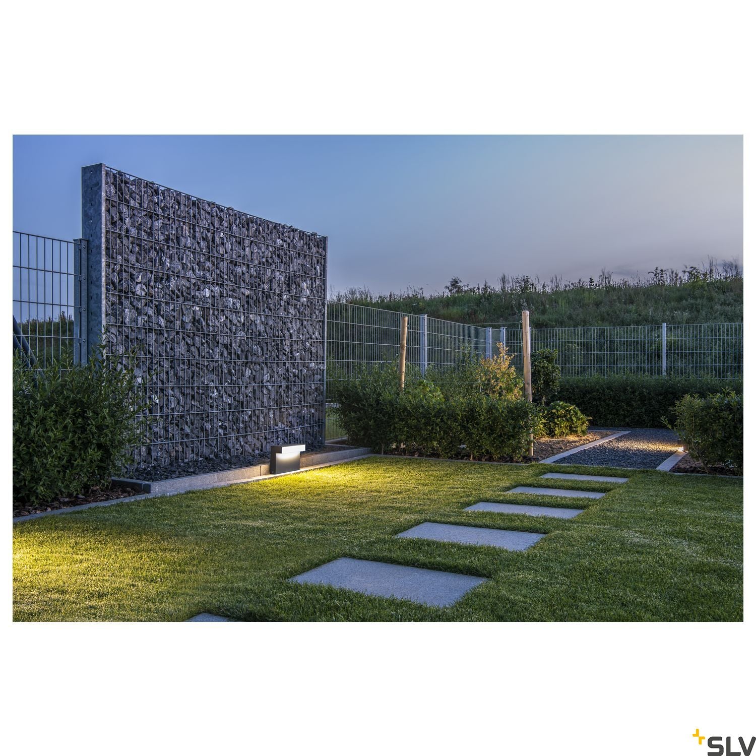 SLV L-LINE OUT 30 FL Outdoor LED free-standing light anthracite CCT switch 3000/4000K 1003536