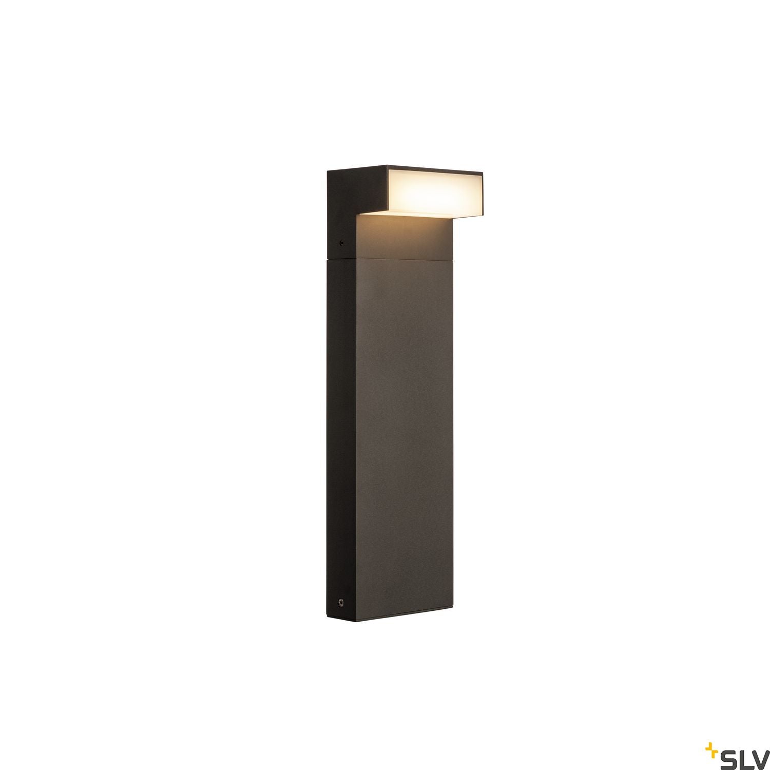 SLV L-LINE OUT 50 FL POLE Outdoor LED free-standing light horizontal anthracite CCT switch 3000/4000K 1003537