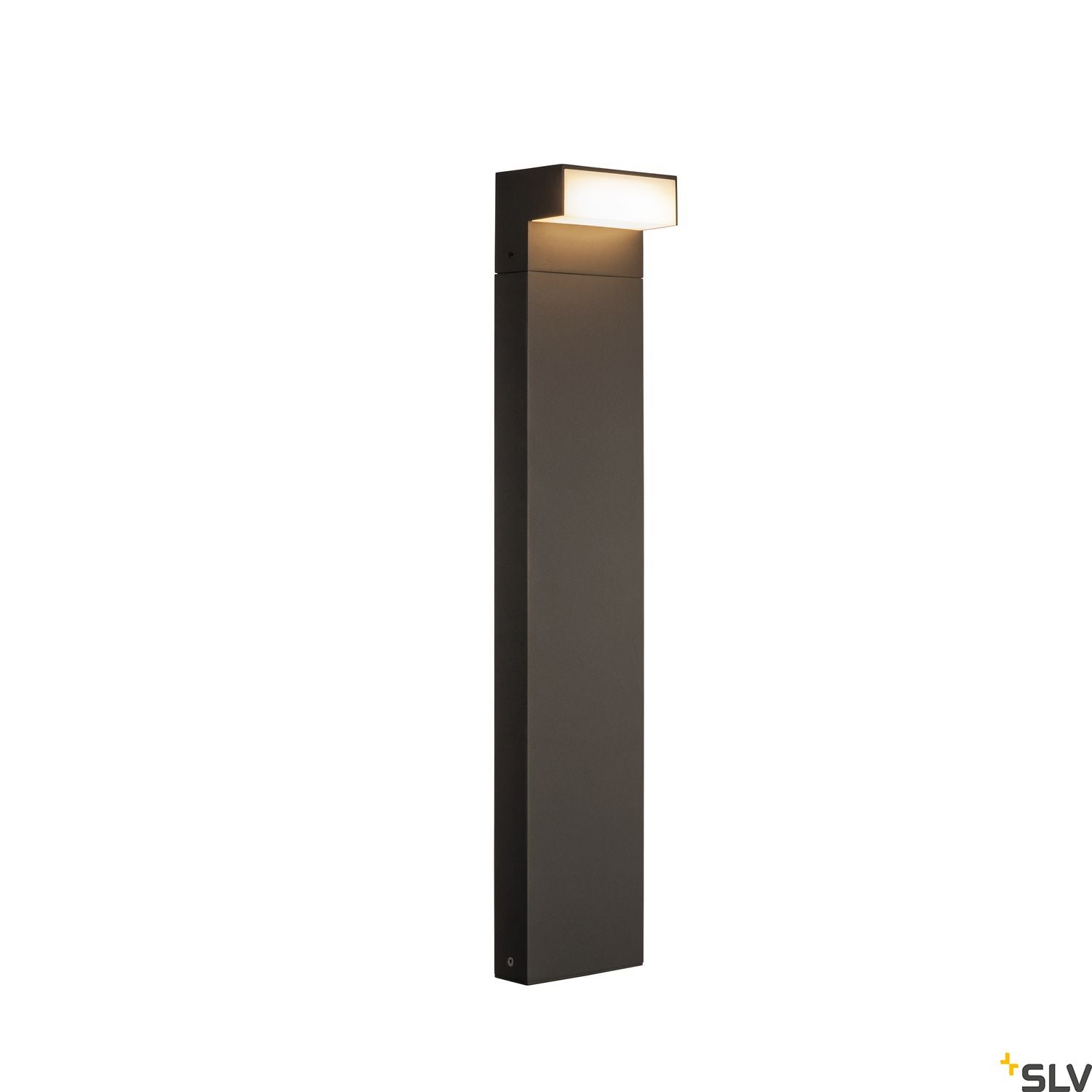 SLV L-LINE OUT 80 FL POLE Outdoor LED free-standing light horizontal anthracite CCT switch 3000/4000K 1003538