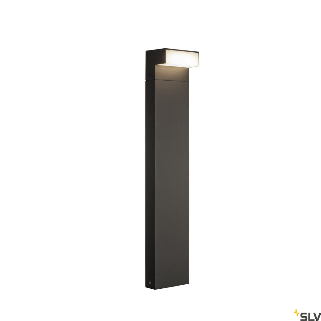 SLV L-LINE OUT 80 FL POLE Outdoor LED free-standing light horizontal anthracite CCT switch 3000/4000K 1003538