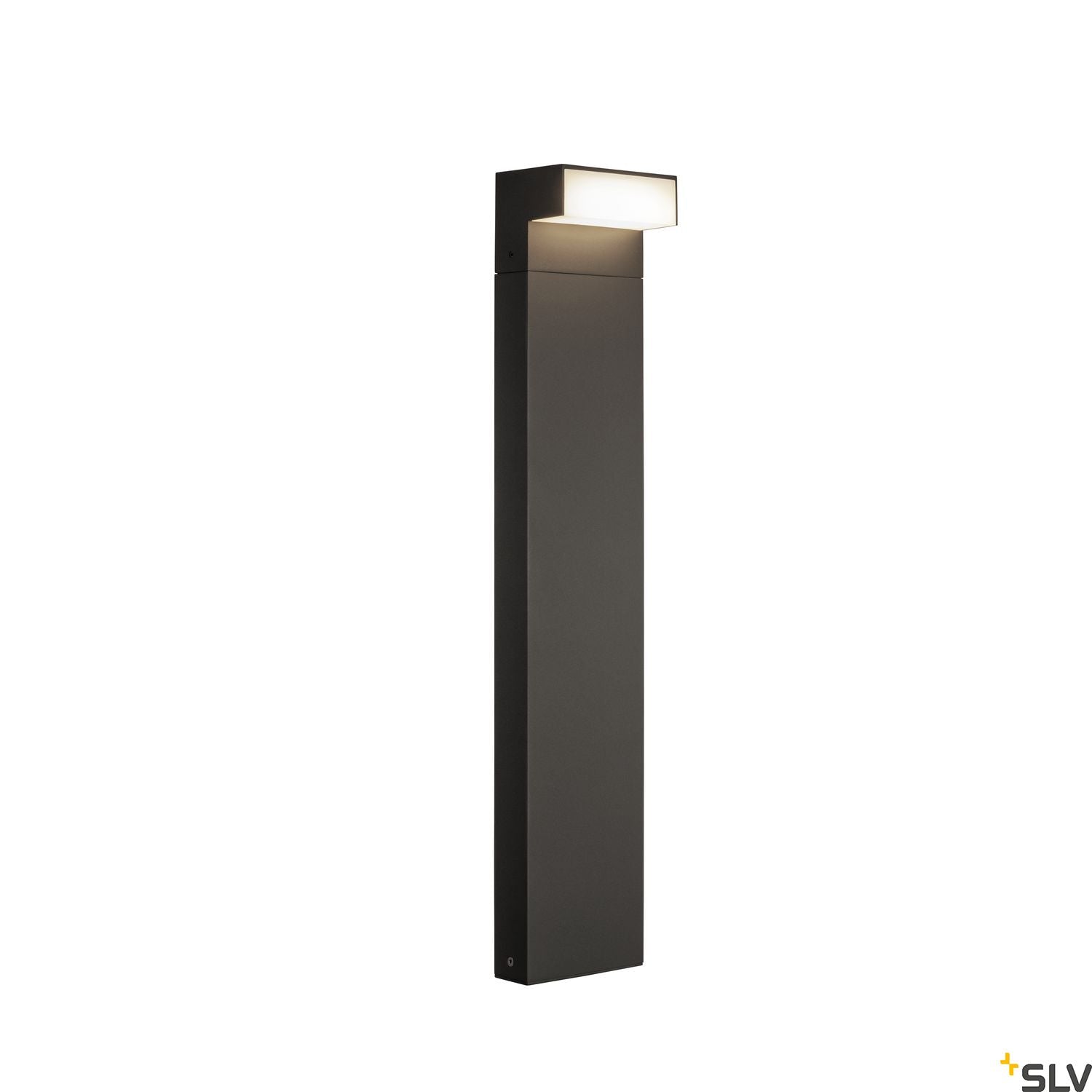 SLV L-LINE OUT 80 FL POLE Outdoor LED free-standing light horizontal anthracite CCT switch 3000/4000K 1003538