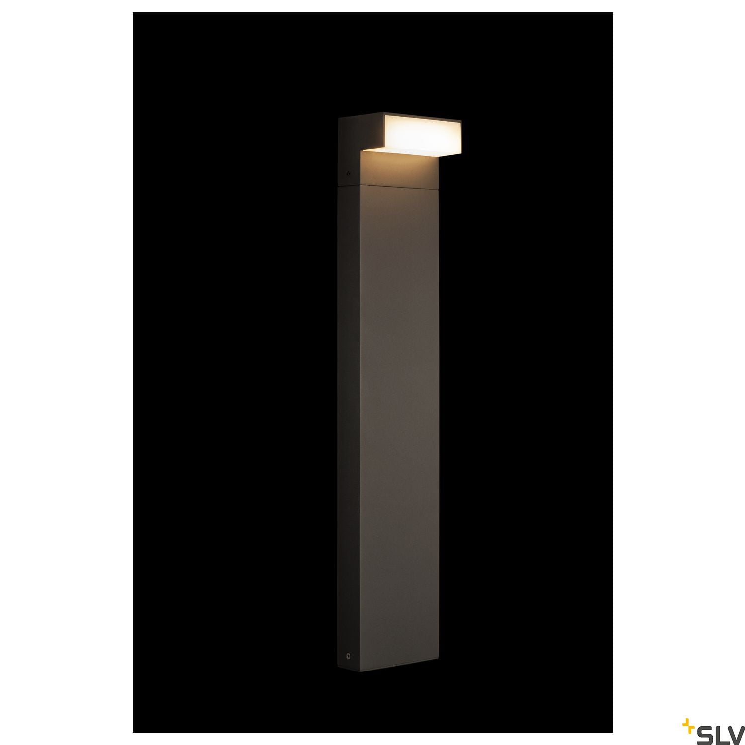 SLV L-LINE OUT 80 FL POLE Outdoor LED free-standing light horizontal anthracite CCT switch 3000/4000K 1003538