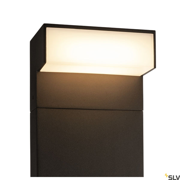 SLV L-LINE OUT 80 FL POLE Outdoor LED free-standing light horizontal anthracite CCT switch 3000/4000K 1003538