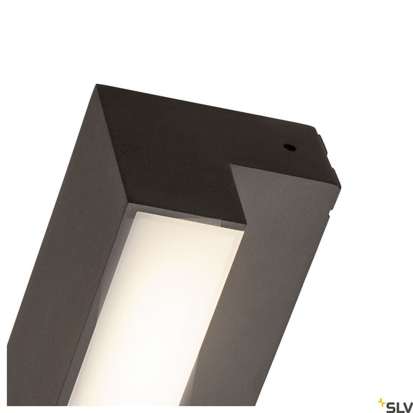 SLV L-LINE OUT WL Outdoor LED wall-mounted light anthracite CCT switch 3000/4000K 1003539