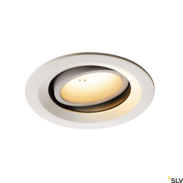 SLV NUMINOS DL M Indoor LED recessed ceiling light white/white 2700K 55° gimballed rotating and pivoting 1003572