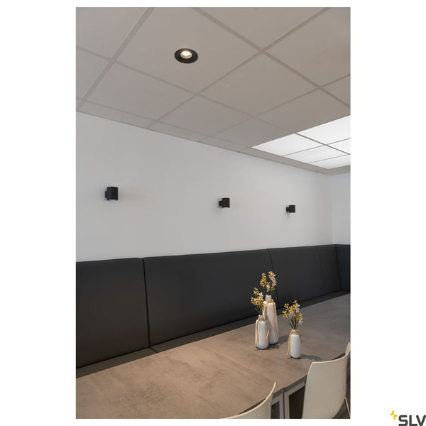 SLV NUMINOS DL M Indoor LED recessed ceiling light black/black 3000K 55° gimballed rotating and pivoting 1003583
