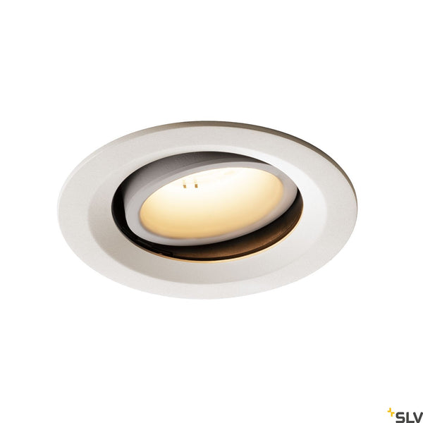 SLV NUMINOS DL M Indoor LED recessed ceiling light white/white 3000K 20° gimballed rotating and pivoting 1003590