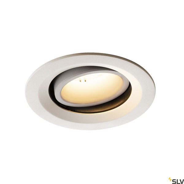 SLV NUMINOS DL M Indoor LED recessed ceiling light white/white 3000K 55° gimballed rotating and pivoting 1003596