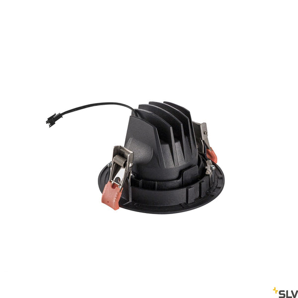 SLV NUMINOS DL M Indoor LED recessed ceiling light black/black 4000K 55° gimballed rotating and pivoting 1003607