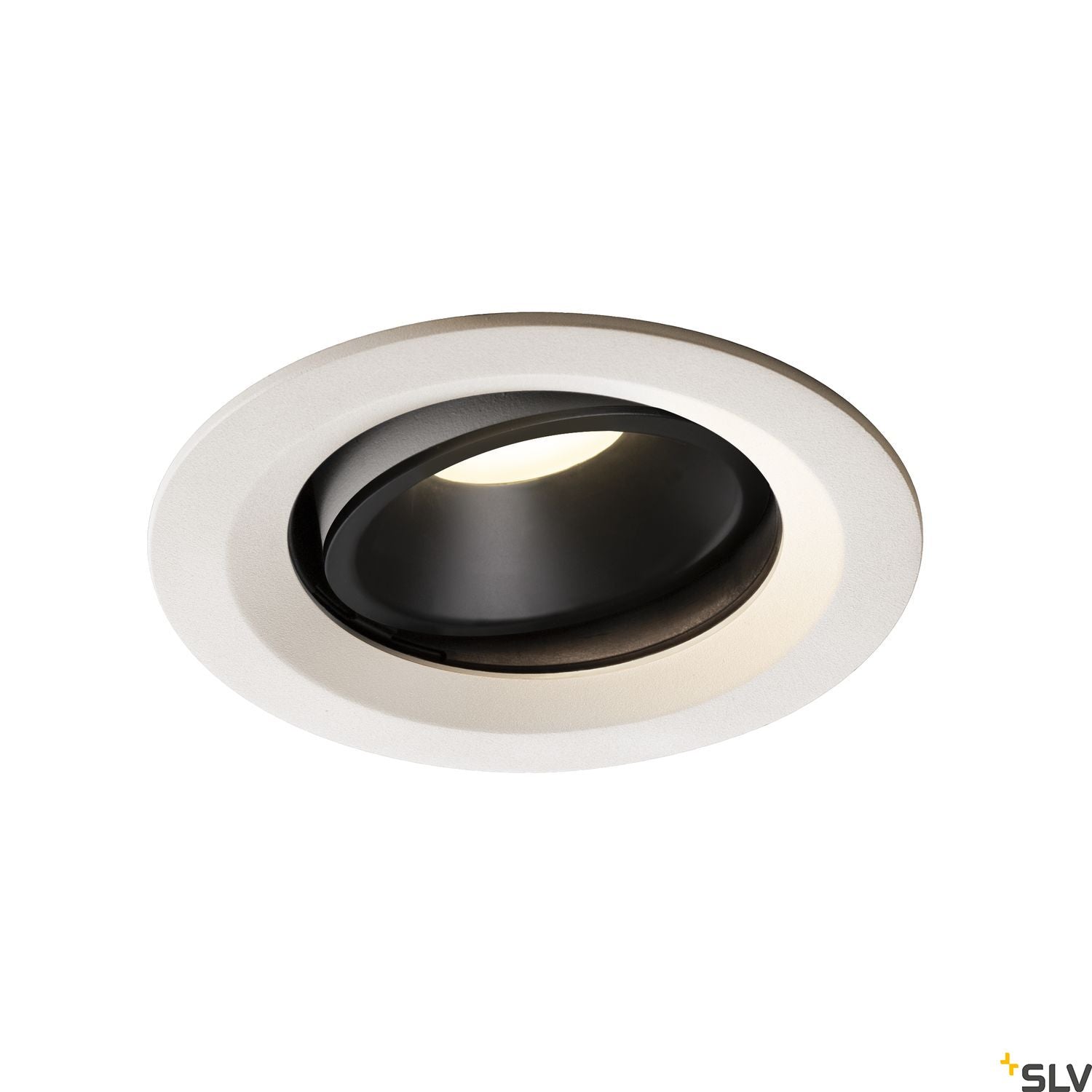 SLV NUMINOS DL M Indoor LED recessed ceiling light white/black 4000K 55° gimballed rotating and pivoting 1003619