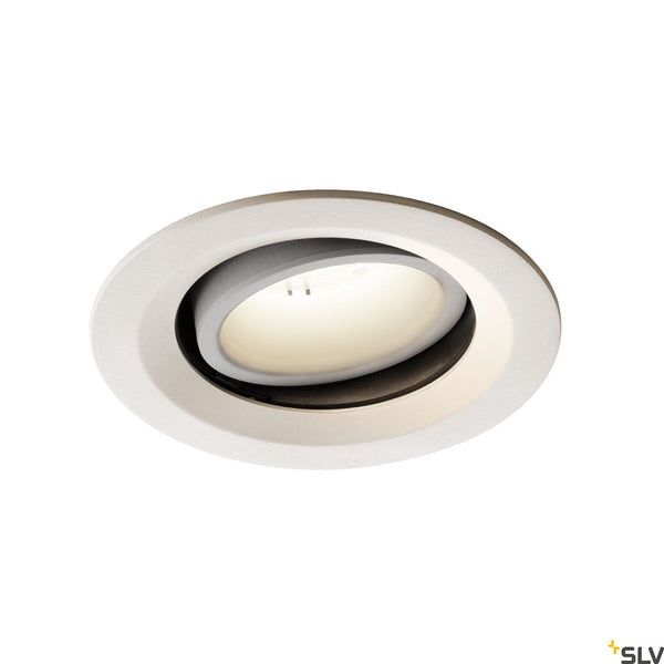 SLV NUMINOS DL M Indoor LED recessed ceiling light white/white 4000K 55° gimballed rotating and pivoting 1003620