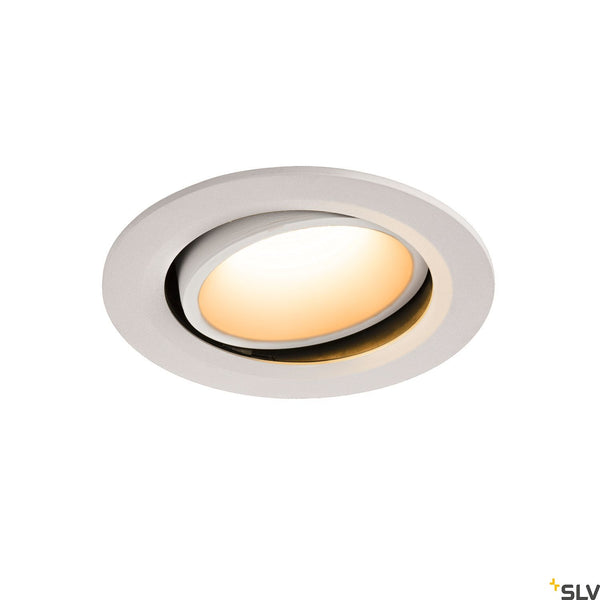 SLV NUMINOS DL L Indoor LED recessed ceiling light white/white 2700K 20° gimballed rotating and pivoting 1003638