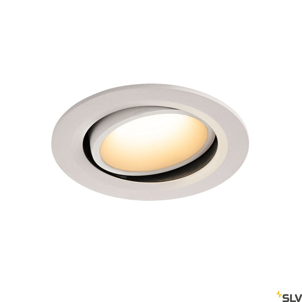 SLV NUMINOS DL L Indoor LED recessed ceiling light white/white 3000K 20° gimballed rotating and pivoting 1003662