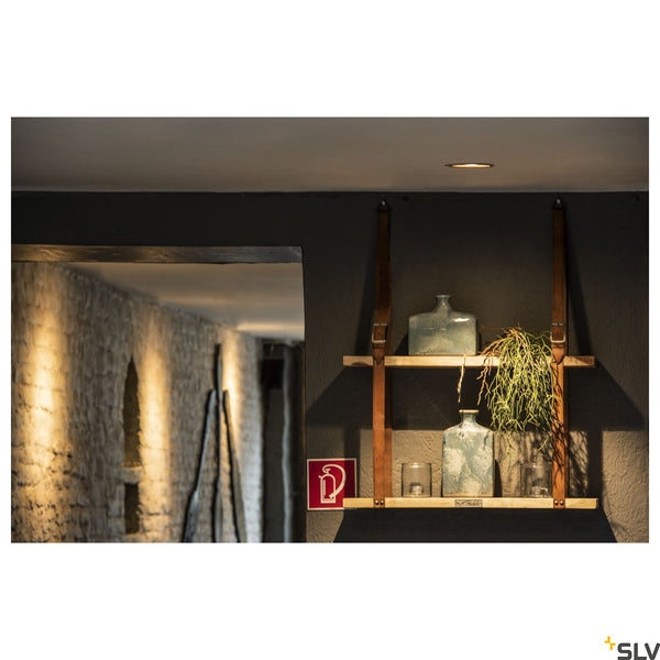 SLV NUMINOS DL L Indoor LED recessed ceiling light white/black 3000K 40° gimballed rotating and pivoting 1003664