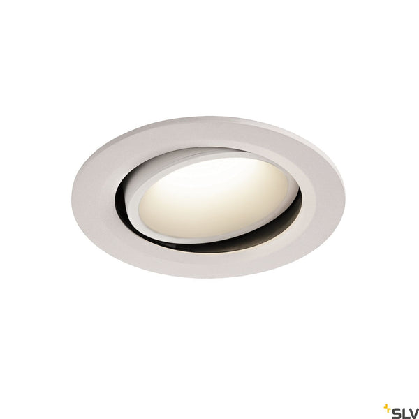 SLV NUMINOS DL L Indoor LED recessed ceiling light white/white 4000K 20° gimballed rotating and pivoting 1003686